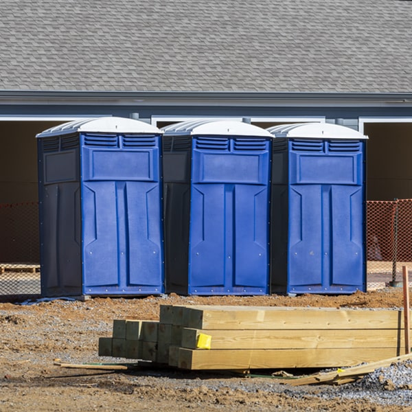 how do you ensure the portable toilets are secure and safe from vandalism during an event in Everson Pennsylvania